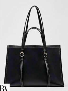 Zara  Black Women's Tote Bag